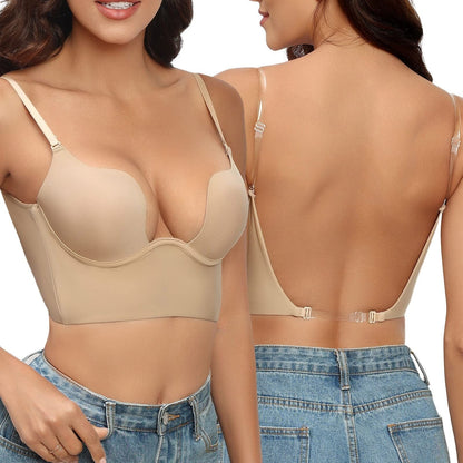 "Elegante rugvrije bh in luxe stijl, ideaal voor uitgesneden outfits. Comfortabele naadloze afwerking voor vrouwen."