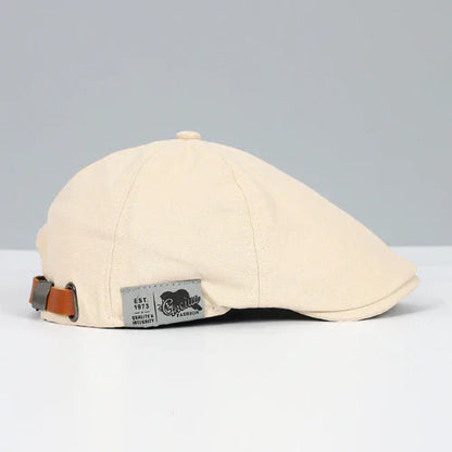 "Elegante verstelbare baret voor mannen, klassieke stijl, lichtgewicht en ademend, verkrijgbaar in zwart, rood, blauw, geel, 