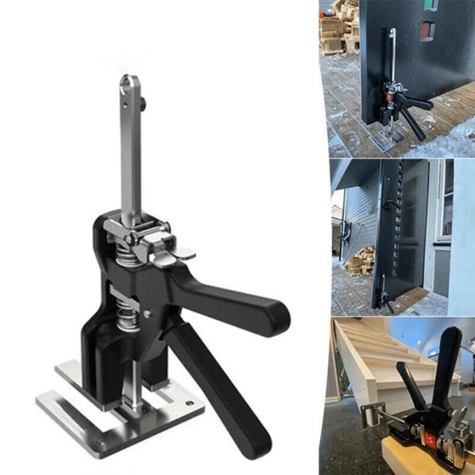 Universele montagehulp gereedschap, heflifter tot 120kg, ideaal voor klussen in huis of bouw.