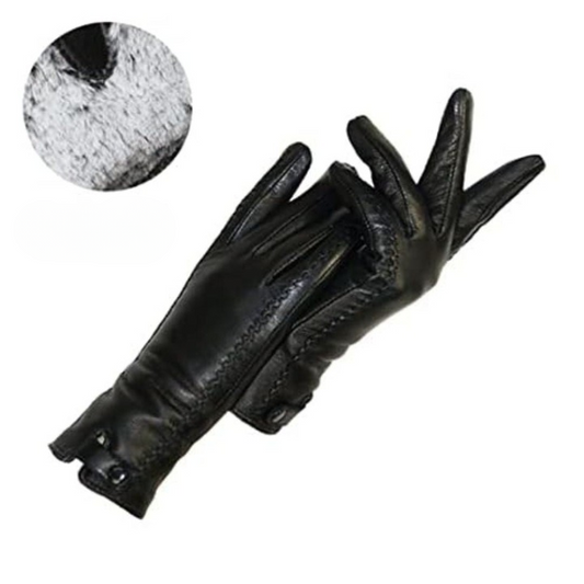 Vintage Leren Handschoenen - Stijlvol & Warm