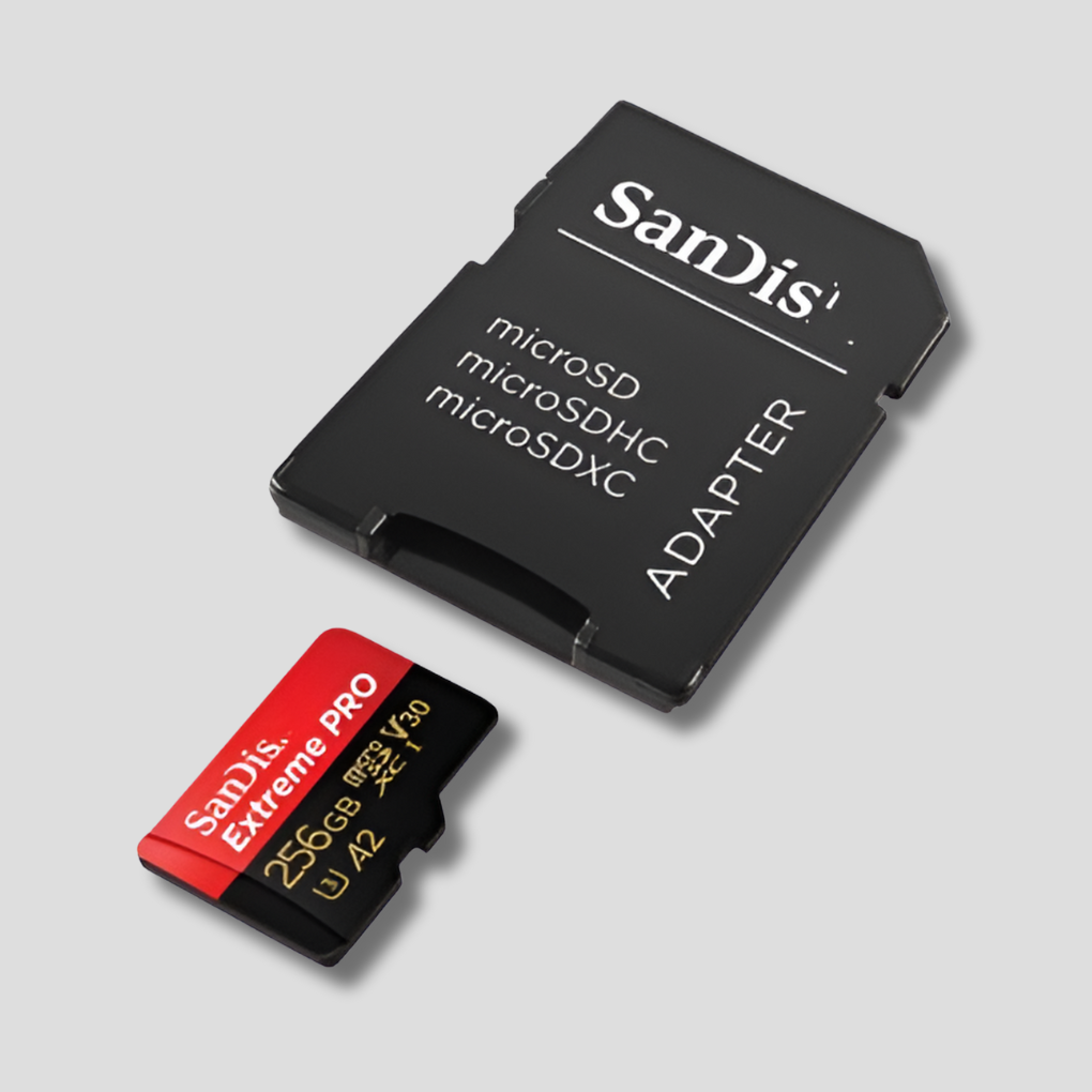 1TB Micro SD kaart met adapter voor snelle, betrouwbare digitale opslag voor telefoon, camera, drone & tablet.
