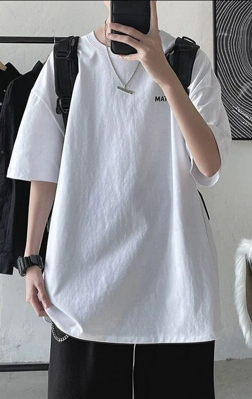 Comfortabel heren T-shirt Emil. Basic zomer shirt in diverse kleuren, perfect voor een modieuze en ontspannen stijl.