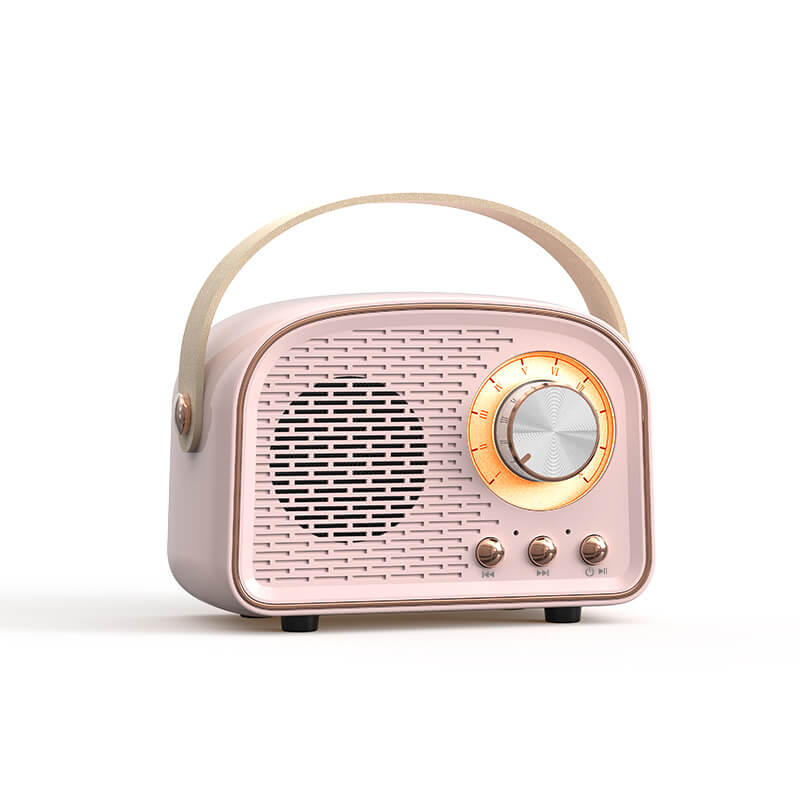 RetroVibe vintage Bluetooth luidspreker met FM-radio. Ervaar hoogwaardige draadloze audio en nostalgie.