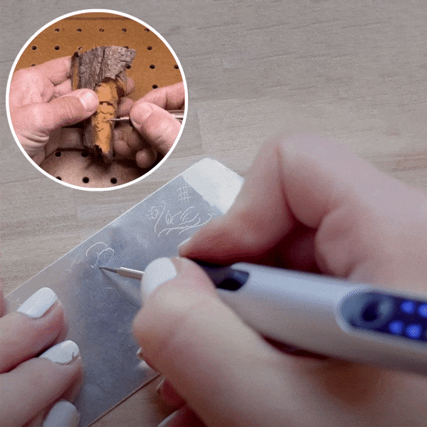 Professionele graveerstift voor DIY precisiegraveren op metaal & hout. Ideaal handgereedschap voor personalisatie en hobby.