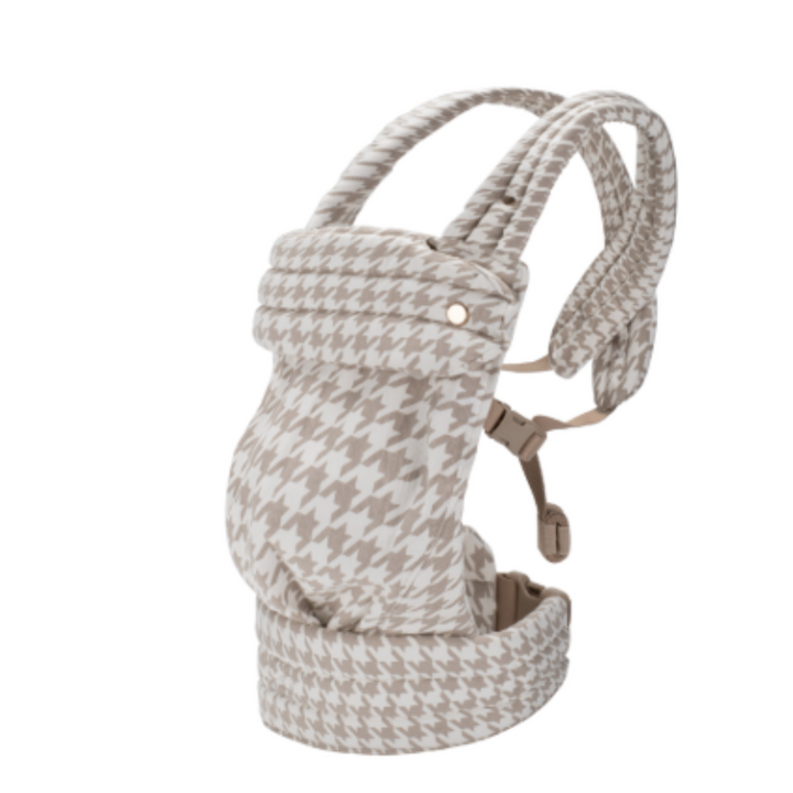 Veilige draagzak met stevige gespen en materialen. Zorgt voor zorgeloos en ergonomisch babydragen.