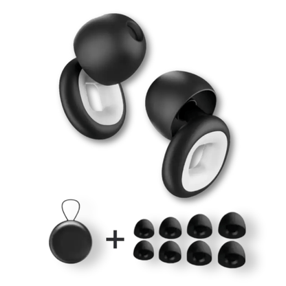 Ergonomische, geluidsdempende oordopjes voor slaap en reizen, ontworpen voor ultiem comfort en stilte.