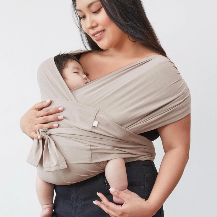 Ergonomische babydraagdoek voor comfortabel en veilig babydragen, ideaal voor pasgeborenen en ouders.