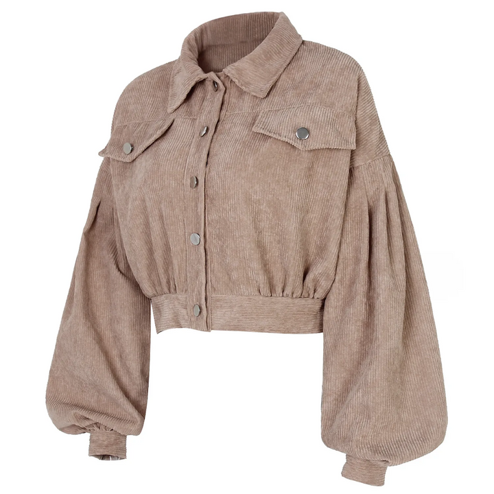 Eva dames lentejas, cropped bomber stijl, modieus en comfortabel voor dagelijks gebruik.