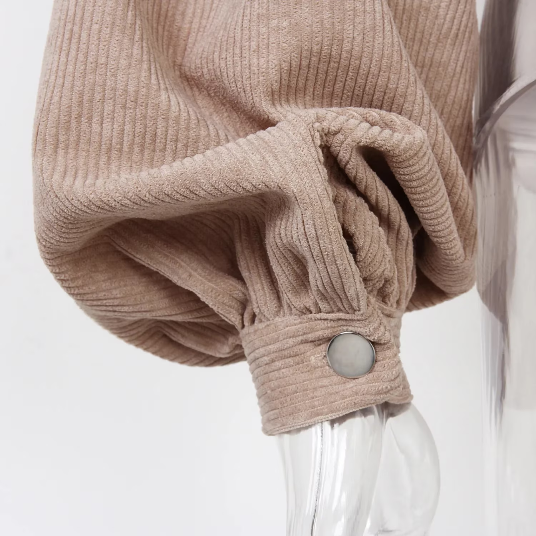 Trendy Eva cropped bomber voor dames, veelzijdige jas voor elke casual gelegenheid.