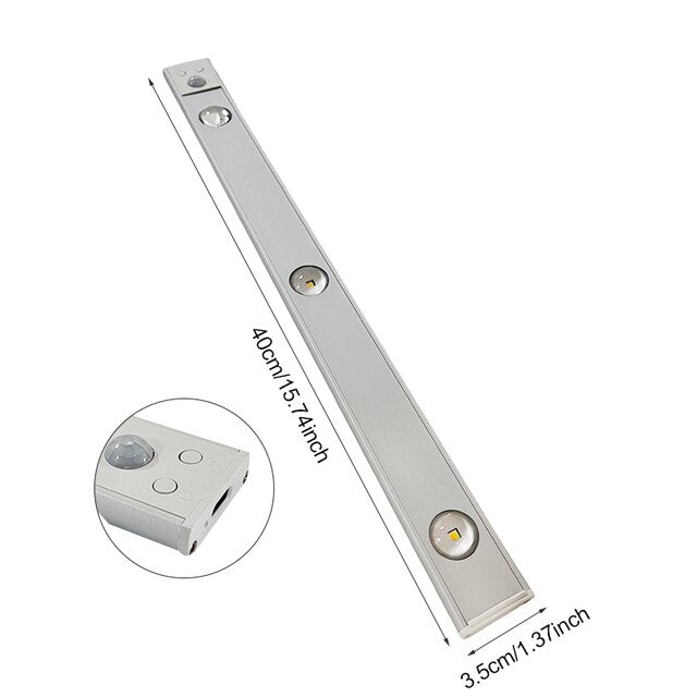 Draadloze LED bewegingssensor lamp; complete oplossing voor slimme, automatische verlichting in huis of kantoor.
