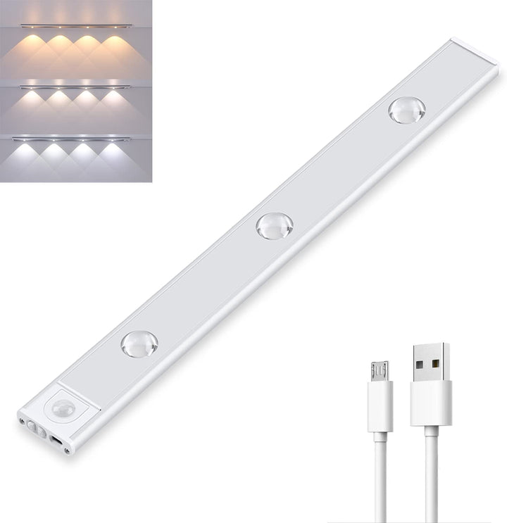 Heldere, energiezuinige LED verlichting van een draadloze lamp met bewegingssensor, creëert direct licht.