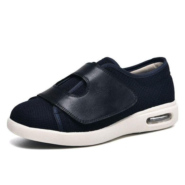 Dames comfortschoenen met extra brede pasvorm, orthopedisch, geschikt voor gezwollen voeten, diabetes en oedeem.