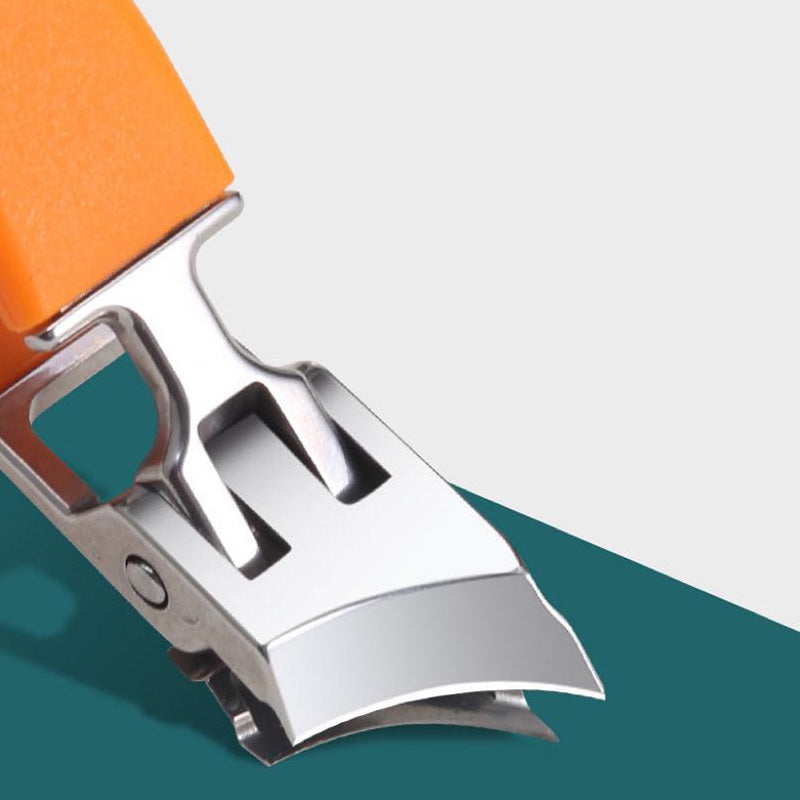 Precisie teennagelknipper met scherpe, extra brede bek voor accurate en veilige knipbeurten van dikke nagels.