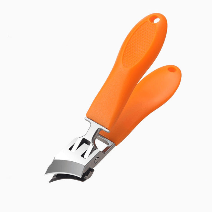 Comfortabele nagelknipper voor dikke nagels; compact design met robuuste metalen constructie.