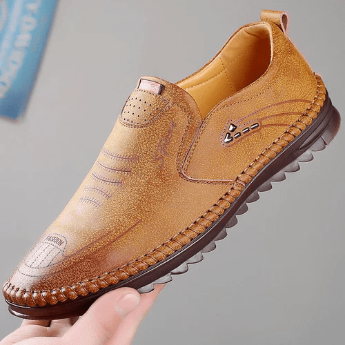 Casual zwarte herenschoenen, orthopedisch ontworpen voor comfort en voetpijnverlichting, perfect voor elke dag.