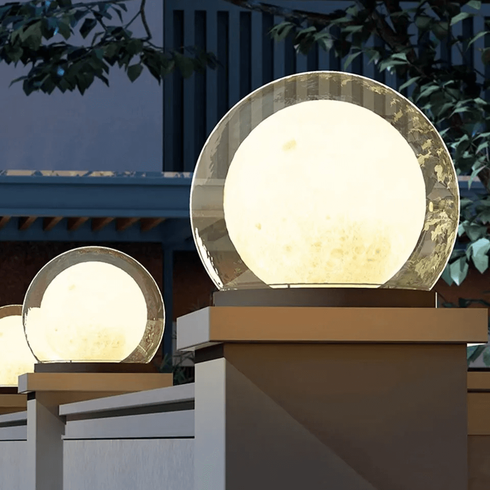 Moderne Buitenlamp - Maanvormig Design