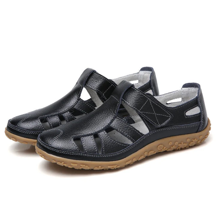 Trendy dames sandalen met anti-slip zool. Orthopedisch voetbed voor modebewust comfort. Zomer must-have.