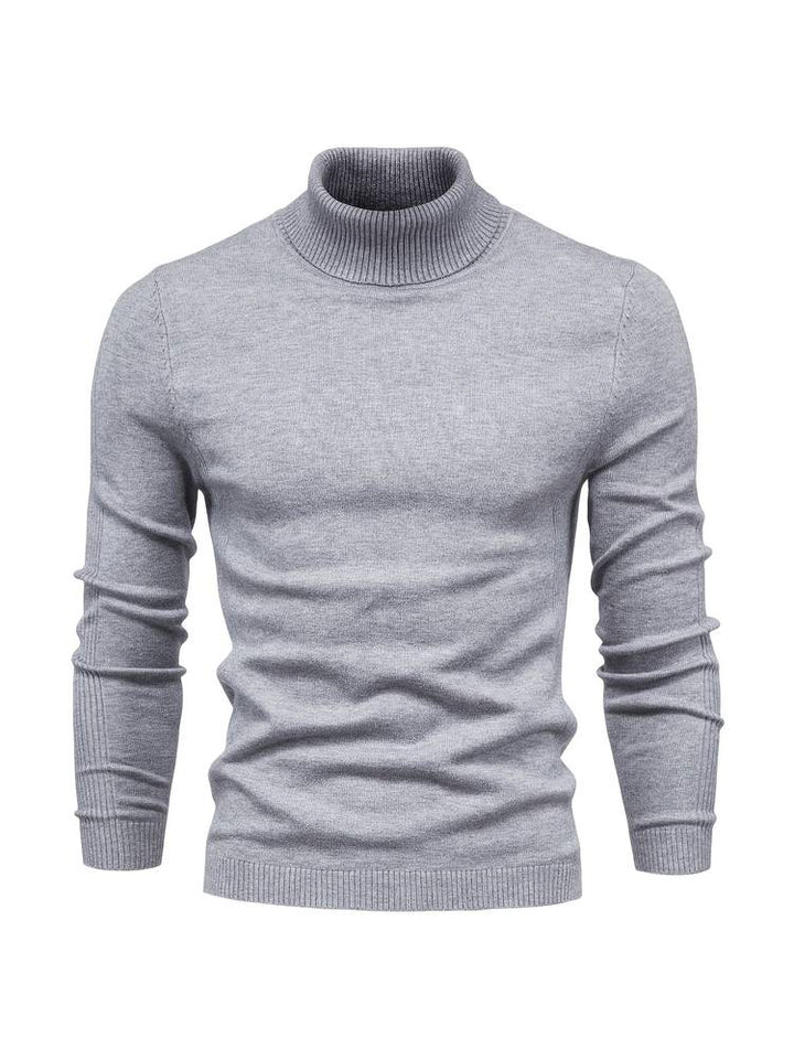 Warme heren trui met coltrui, comfortabel en stijlvol. Essentieel voor de wintergarderobe.