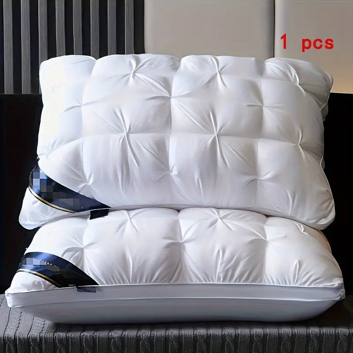 Zacht en luxe ergonomisch neksteun kussen, ideaal voor diepe rust en pijnvrije nekondersteuning.