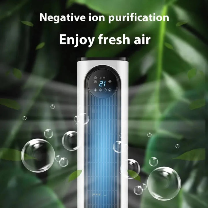 Efficiënte torenventilator met een stijlvol, minimalistisch design en krachtige, geruisloze verkoeling.