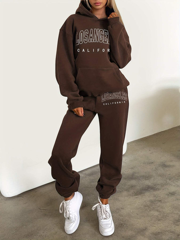 Elegant dames trainingspak, 2-delige set, de perfecte combinatie van stijl, comfort en casual mode.