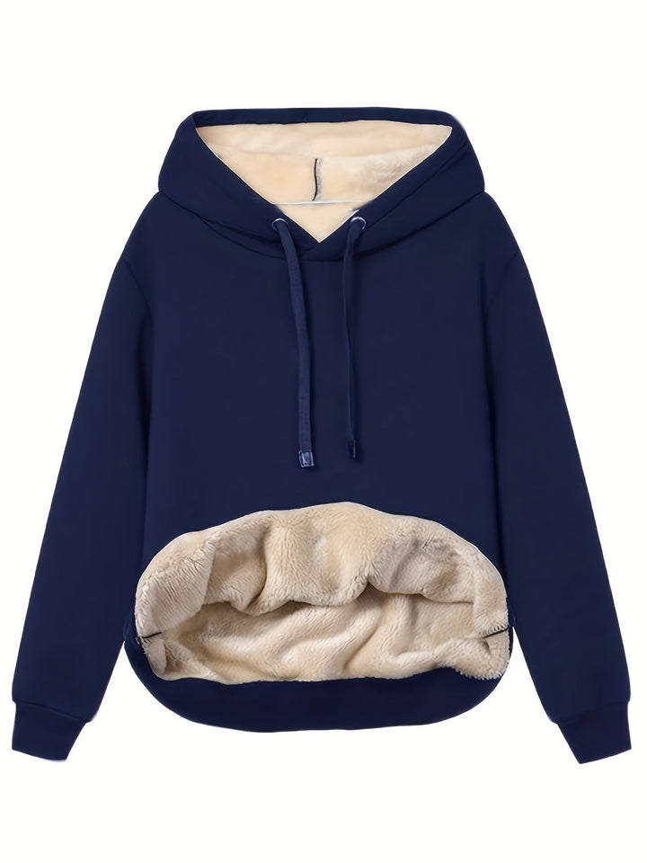 Dameskleding: Hoodie Sanne, de ideale comfortabele trui. Veelzijdig en trendy voor elke gelegenheid.