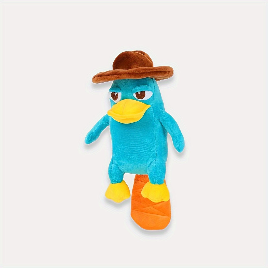 Vrolijk pluche Perry knuffel voor kinderkamers of als grappig cadeau voor Phineas en Ferb fans.