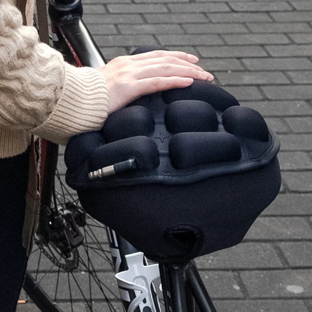 Ideaal schokdempend AirSeat fietszadel voor lange afstanden en dagelijks woon-werkverkeer met maximaal comfort.