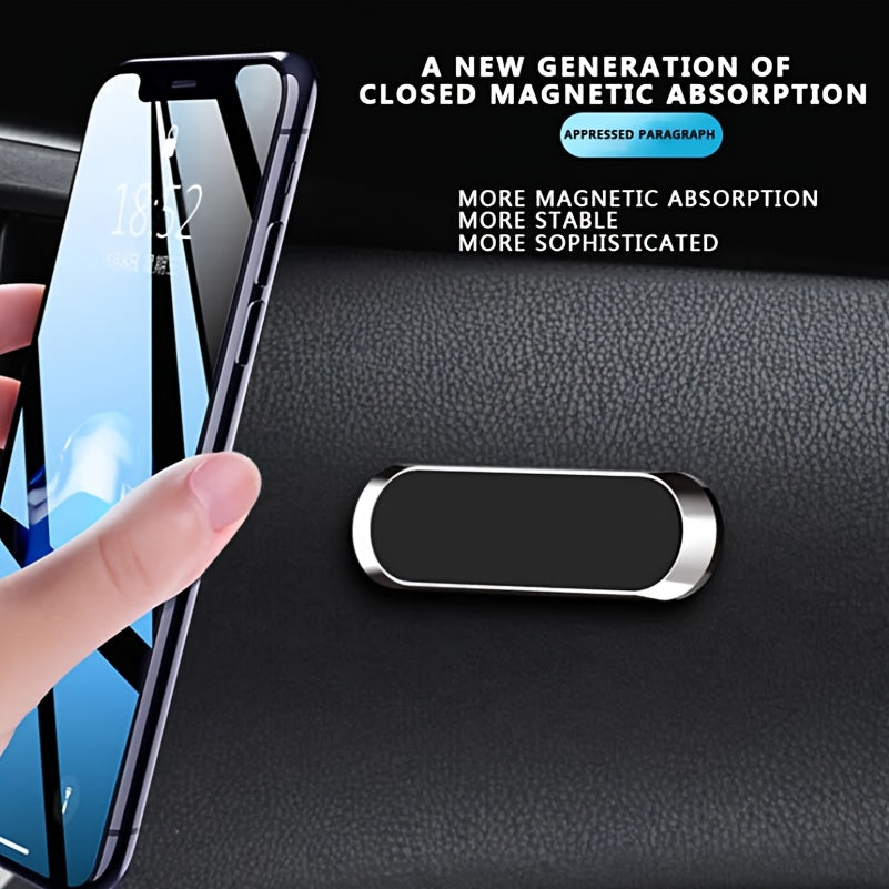 Minimalistische magnetische autohouder; ideaal voor smartphone navigatie tijdens het rijden.
