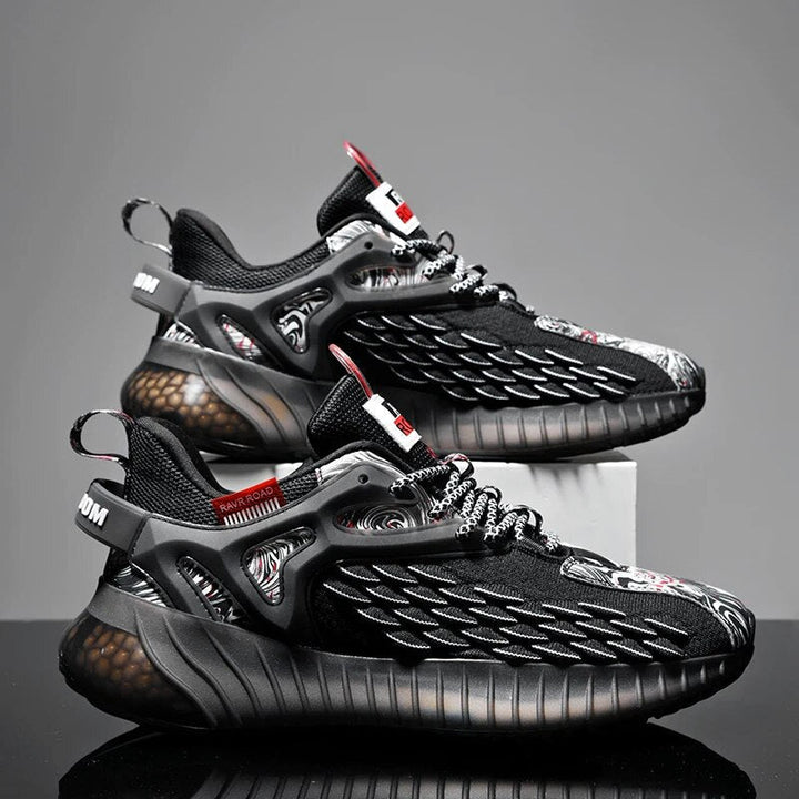 Comfortabele heren hardloopschoenen met ademend bovenwerk; perfect voor dagelijkse sport en training.