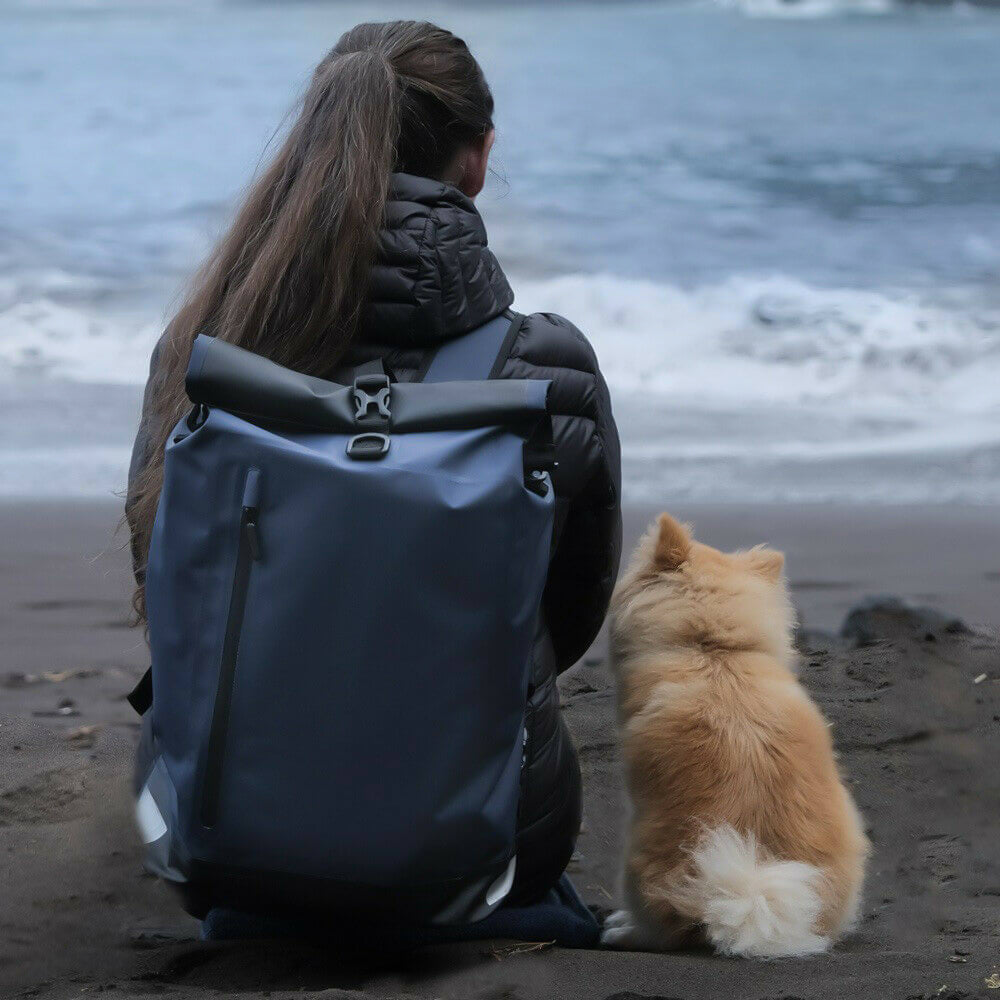 Waterdichte laptoptas MultiBag™ voor veilige transport van je laptop op de fiets of als rugzak.