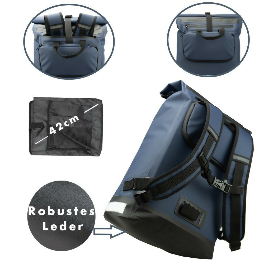 MultiBag™ fietstas op bagagedrager, compact en waterdicht, perfect voor je dagelijkse rit.