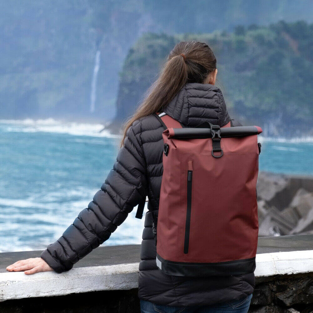 MultiBag™ fietstas met snelbevestigingssysteem voor bagagedrager, eenvoudig af te nemen als rugzak.