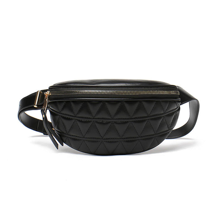 Modieus dames heuptasje met ruitjesprint, ook als crossbody tas te dragen. Trendy accessoire.