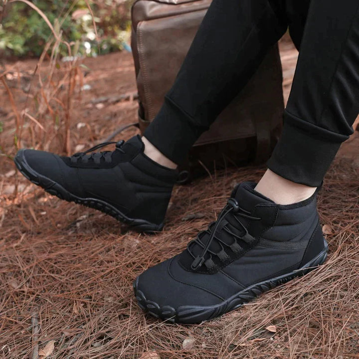 Casual heren comfortschoenen, zwart, bieden optimale ondersteuning voor dagelijks gebruik in de winter.