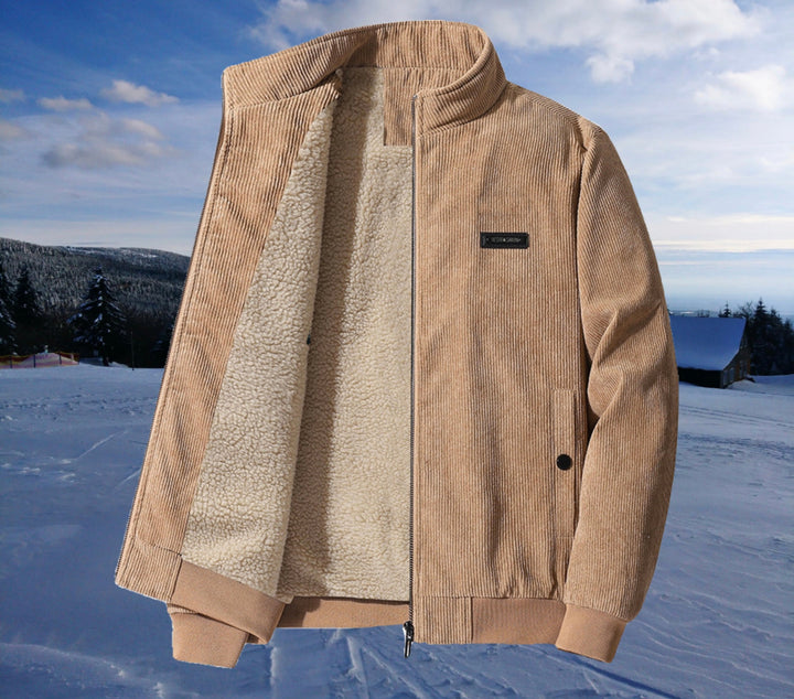 Stijlvol heren bomberjack met rits voor herfst en winter. Deze warme, comfortabele jas is perfect voor de modebewuste man.