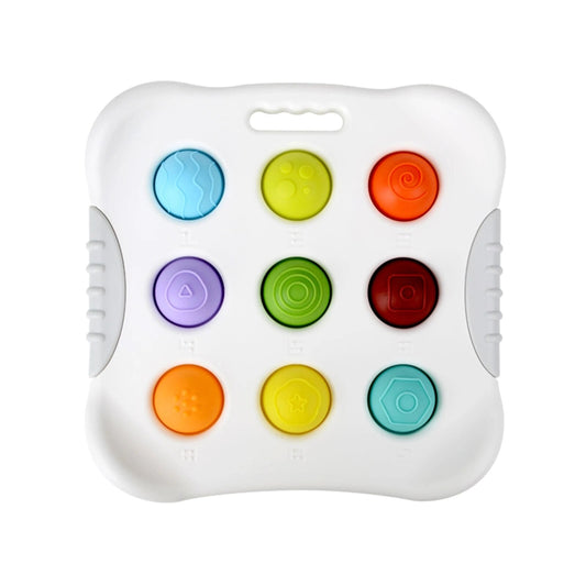 "Felle, kleurrijke kinderfidget met genummerde bubbels voor sensorisch spel, stressverlichting en leerplezier."