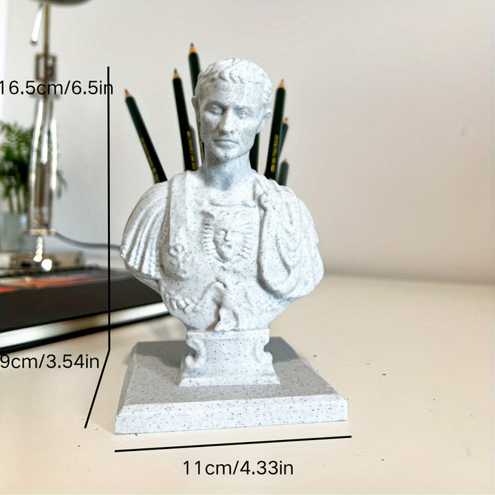 Caesar’s Quill pennenhouder, een stijlvolle organizer. Voegt historisch design toe aan je kantoor decoratie.