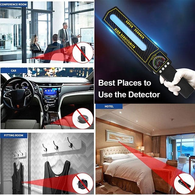 Beveilig je privacy met deze geavanceerde electronica detector; vindt alle verborgen camera's en GPS trackers.