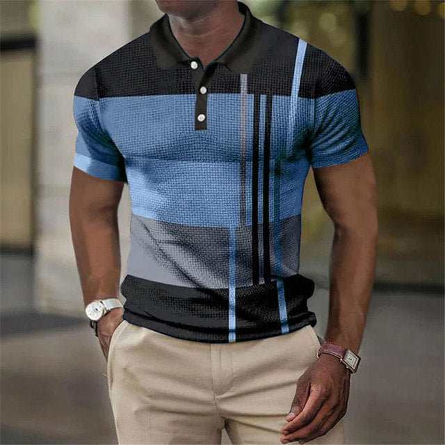 Heren polo Finn, klassieke stijl met moderne flair. Ideaal voor lente en zomer casual vrijetijd.