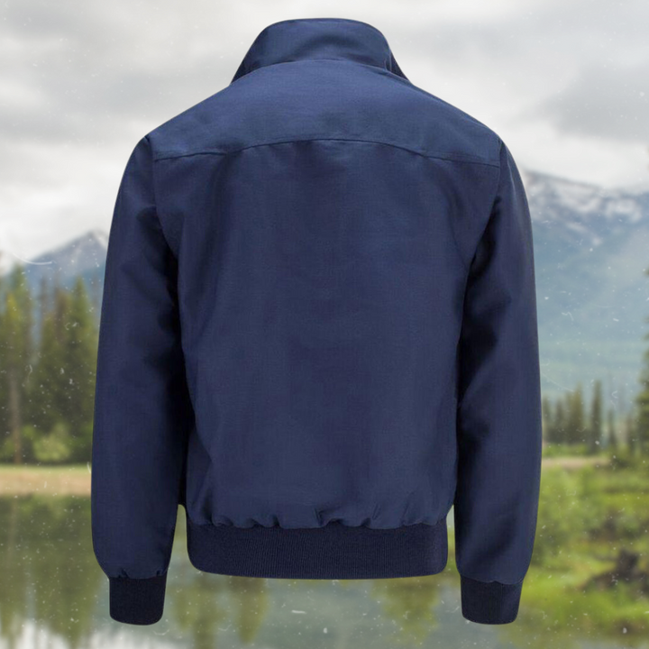 Tijdloos heren Harrington vest, klassiek model, comfortabel en stijlvol voor heren.