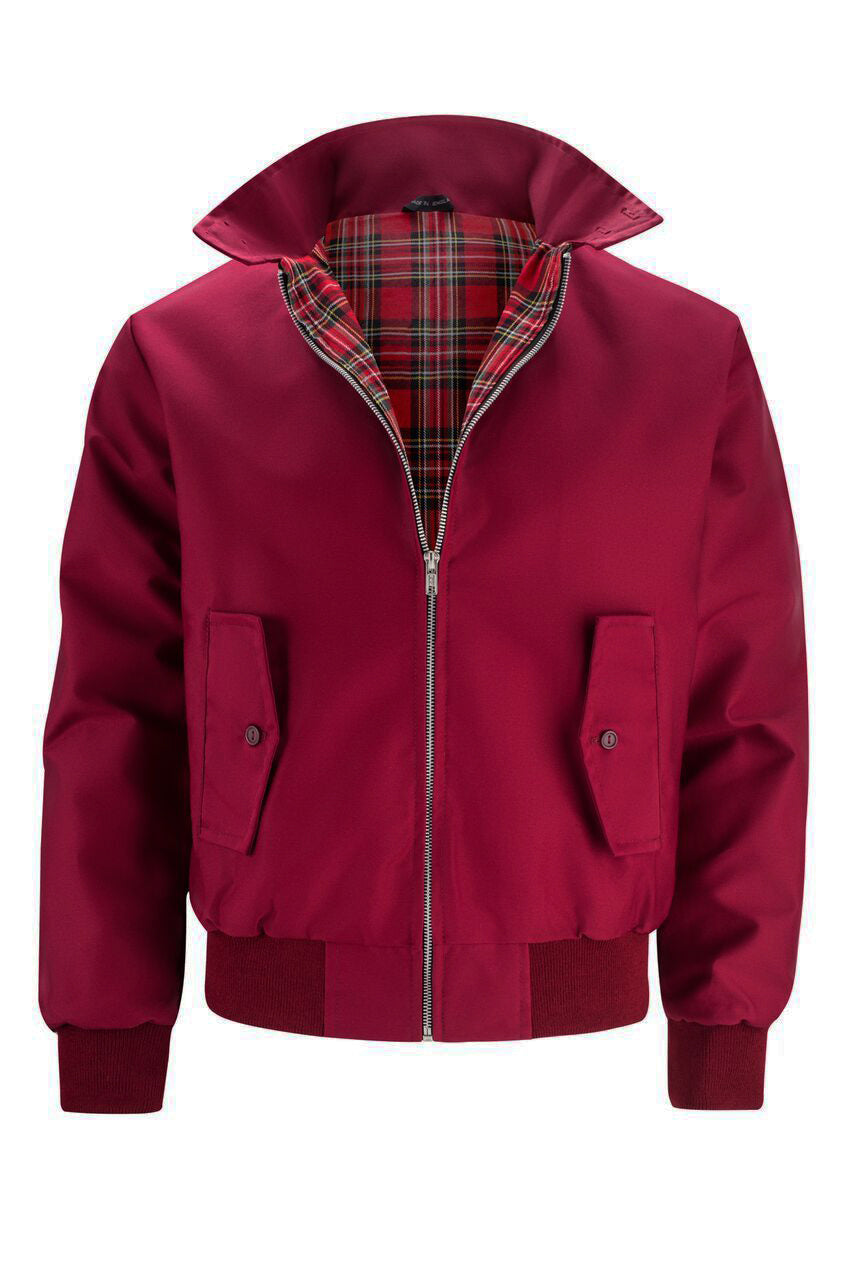 Ultiem comfortabel heren Harrington vest, zachte stof, met een stijlvolle look.