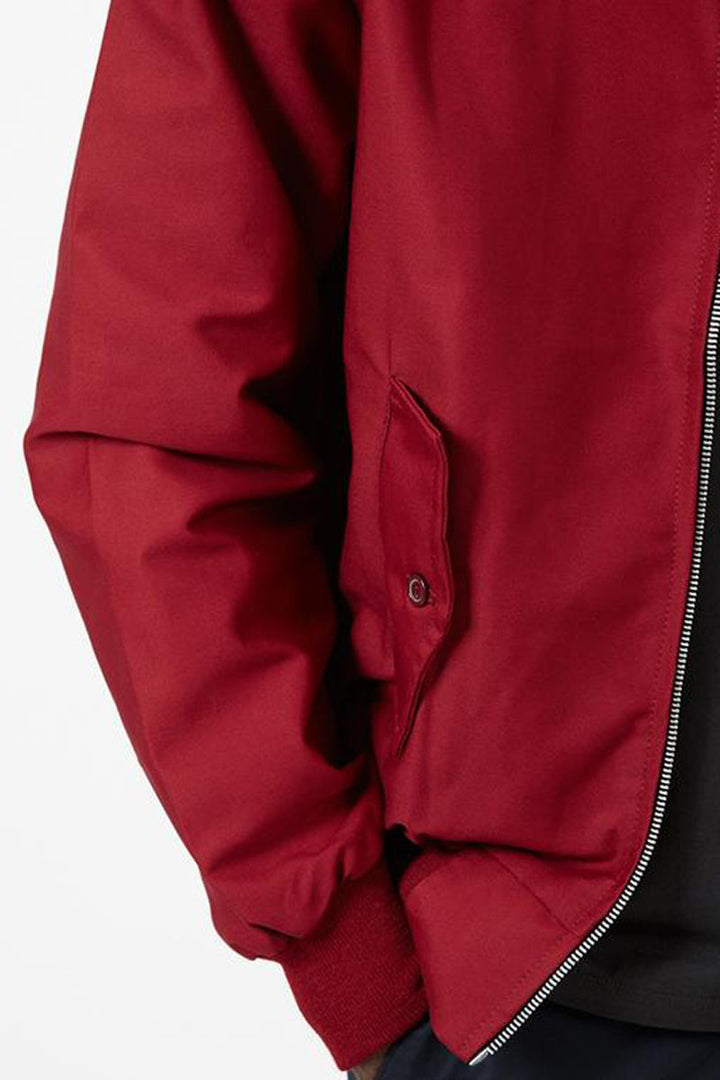 Robuust heren Harrington vest, duurzaam en modieus, met comfortabele pasvorm.