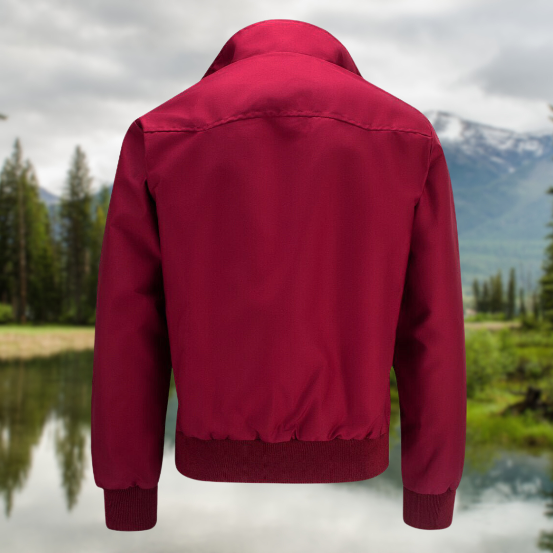 Trendy heren Harrington jas, combineert stoer met stijlvol en comfortabele details.