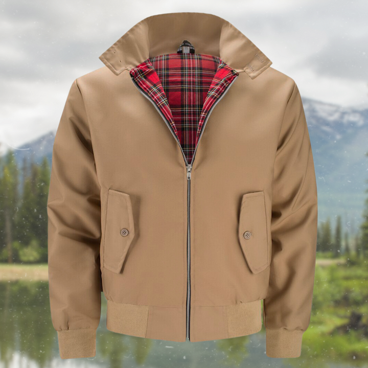 Stijlvol heren vest, Harrington model, voor een stoere en comfortabele mannenmode look.
