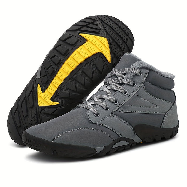 Stijlvolle Heren Finn winterlaarzen, casual design met warme voering, perfect voor koud weer en optimaal comfort.
