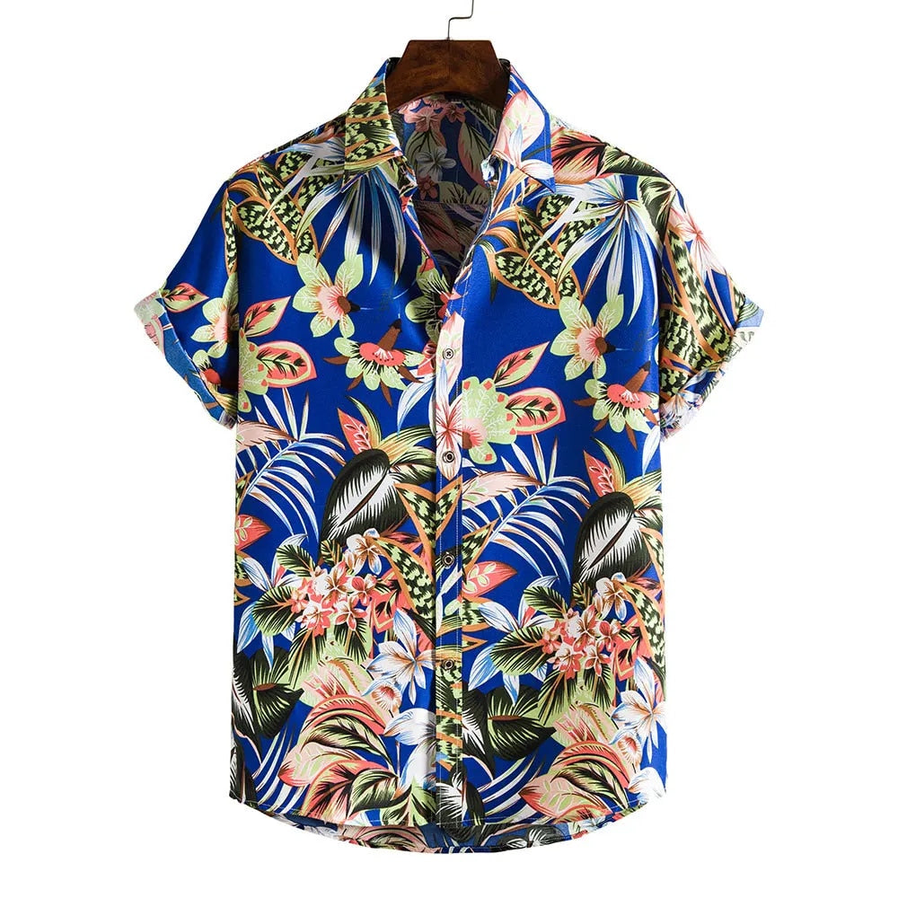 Heren zomerhemd, stijlvol en comfortabel, perfect voor casual zomerse dagen en avonden. Essentiële herenmode.