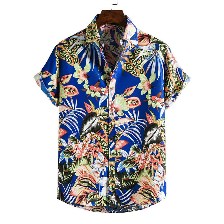 Heren zomerhemd, stijlvol en comfortabel, perfect voor casual zomerse dagen en avonden. Essentiële herenmode.