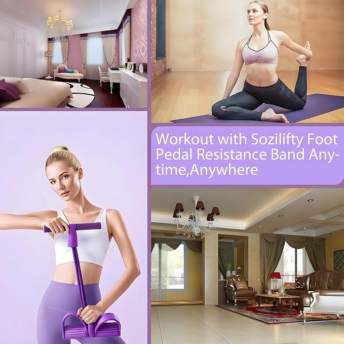 Complete set universele fitness weerstandsbanden, inclusief draagtas, voor veelzijdige thuisworkouts.