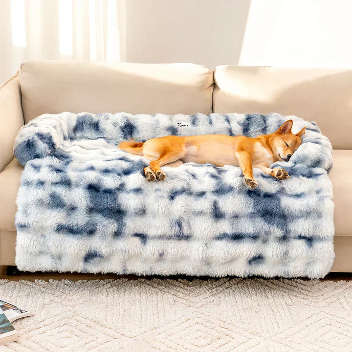 Antislip hondenbed PlushNest, blijft stevig op zijn plek voor veilige ontspanning van je hond.